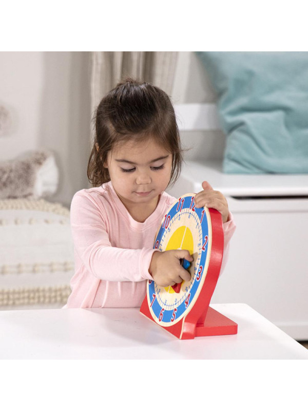 Zegar 2w1 do pokoju dziecięcego Melissa and Doug