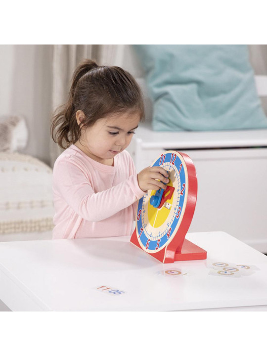 Zegar 2w1 do pokoju dziecięcego Melissa and Doug