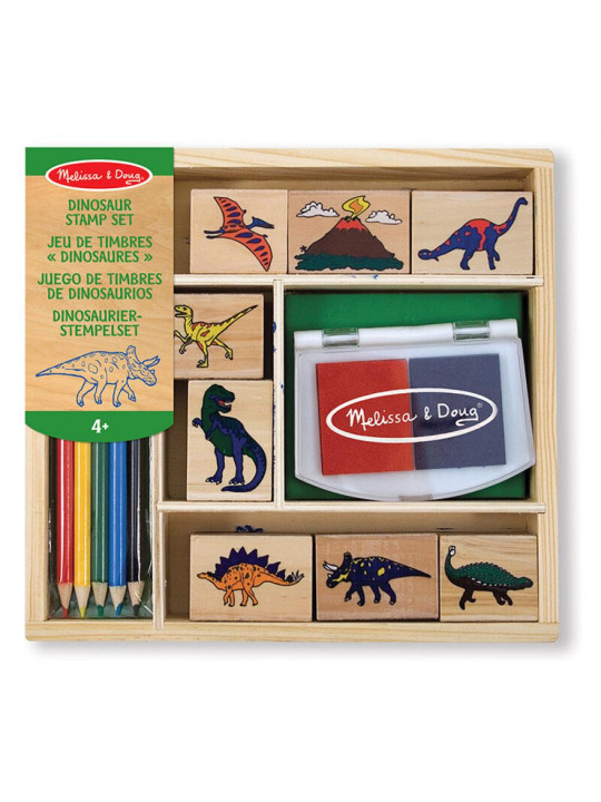Zestaw pieczątek Dinozaury Melissa and Doug
