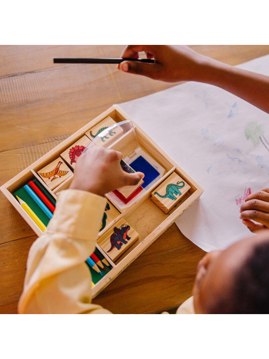 Zestaw pieczątek Dinozaury Melissa and Doug