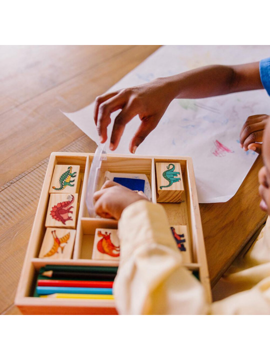 Zestaw pieczątek Dinozaury Melissa and Doug