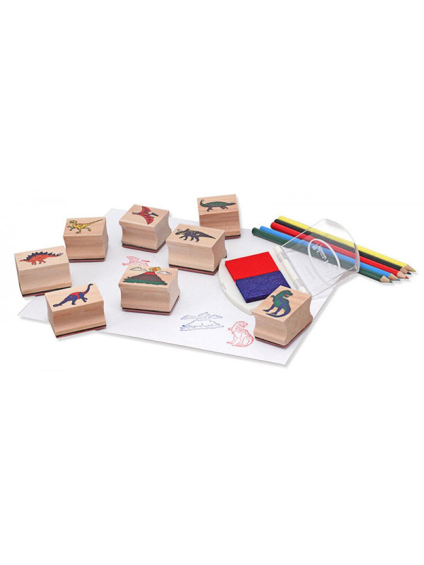 Zestaw pieczątek Dinozaury Melissa and Doug