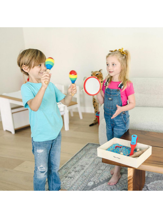 Zestaw instrumentów muzycznych dla dzieci Band-in-a-Box Clap! Clang! Tap! Melissa and Doug