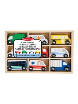 Autka miejskie drewniane Melissa and Doug