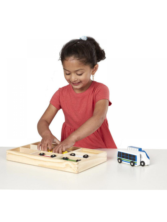 Autka miejskie drewniane Melissa and Doug