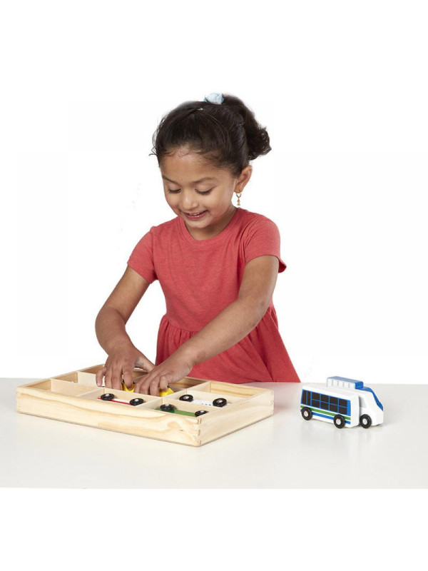 Autka miejskie drewniane Melissa and Doug
