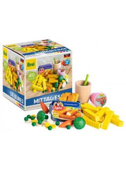 Drewniany zestaw do zabawy w kuchnię Lunch Erzi