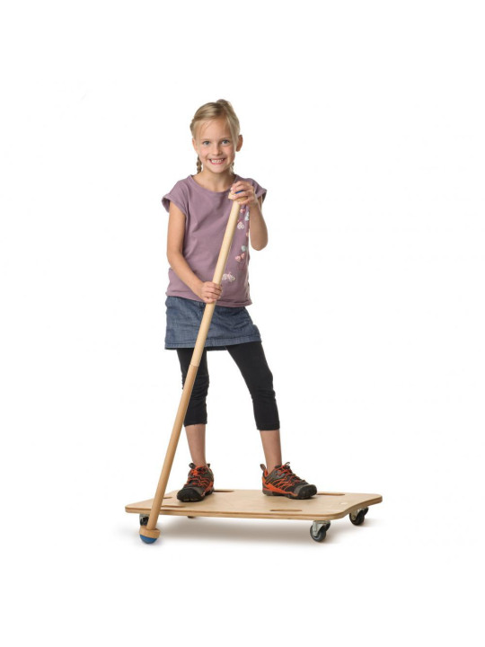 Drewniana deska na kółkach deskorolka Maxi Roller Board Erzi