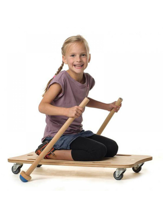 Drewniana deska na kółkach deskorolka Maxi Roller Board Erzi