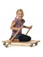 Drewniana deska na kółkach deskorolka Maxi Roller Board Erzi