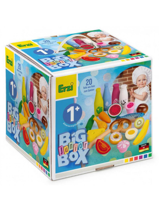 Drewniane produkty spożywcze do zabawy Big Box Junior Erzi
