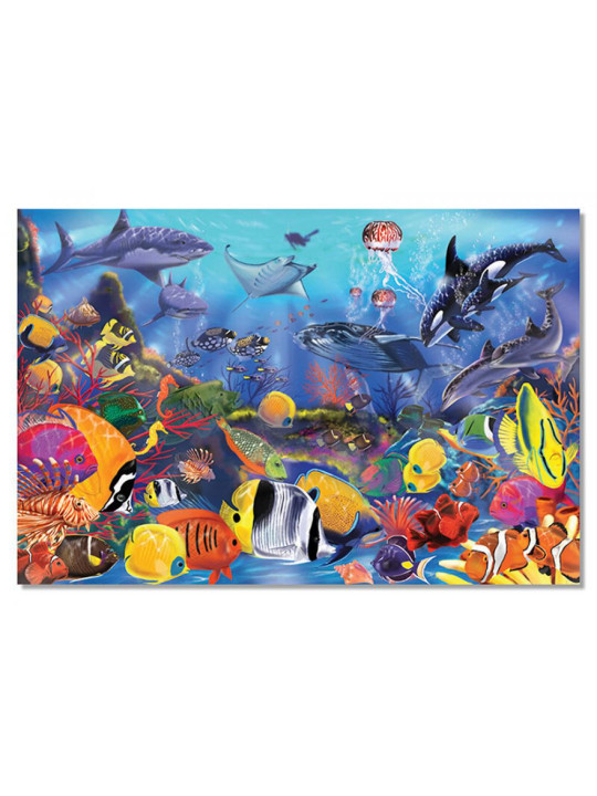 Duże puzzle dla dzieci Podwodny Świat 48 el. Melissa and Doug Duże puzzle dla dzieci Podwodny Świat 48 el. Melissa and Doug
