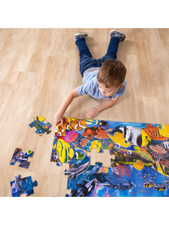 Duże puzzle dla dzieci Podwodny Świat 48 el. Melissa and Doug Duże puzzle dla dzieci Podwodny Świat 48 el. Melissa and Doug