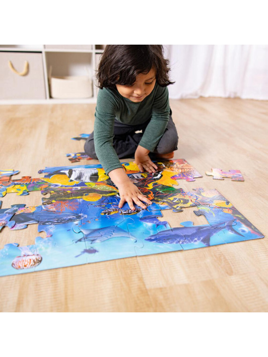 Duże puzzle dla dzieci Podwodny Świat 48 el. Melissa and Doug Duże puzzle dla dzieci Podwodny Świat 48 el. Melissa and Doug