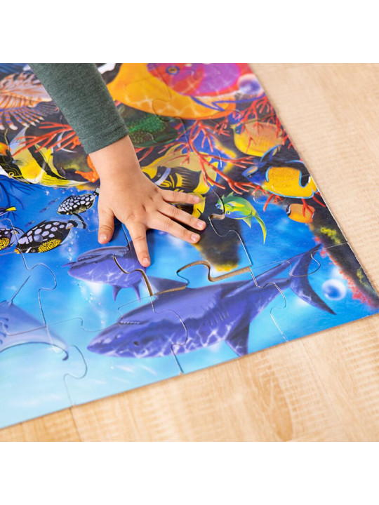 Duże puzzle dla dzieci Podwodny Świat 48 el. Melissa and Doug Duże puzzle dla dzieci Podwodny Świat 48 el. Melissa and Doug