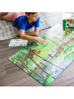 Puzzle dwustronne Let’s Explore Seek & Find 48 el. Melissa and Doug