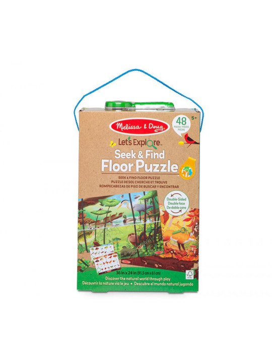 Puzzle dwustronne Let’s Explore Seek & Find 48 el. Melissa and Doug