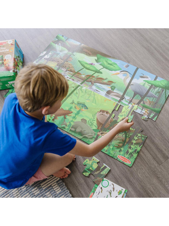 Puzzle dwustronne Let’s Explore Seek & Find 48 el. Melissa and Doug