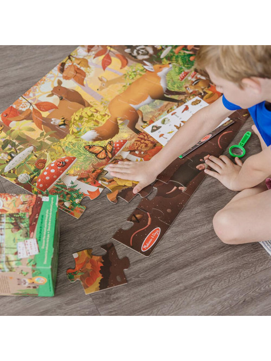 Puzzle dwustronne Let’s Explore Seek & Find 48 el. Melissa and Doug
