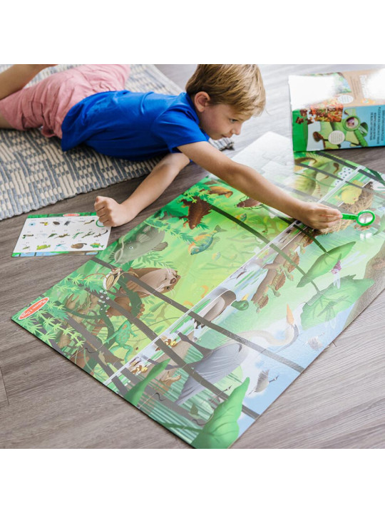 Puzzle dwustronne Let’s Explore Seek & Find 48 el. Melissa and Doug