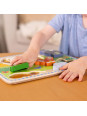 Układanka drewniana dopasowywanie Zwierząt figurek drewnianych Melissa and Doug Układanka drewniana dopasowywanie Zwierząt figurek drewnianych Melissa and Doug