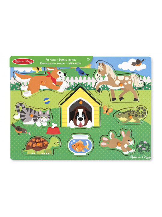 Układanka drewniana dopasowywanie Zwierząt Melissa and Doug
