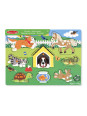 Układanka drewniana dopasowywanie Zwierząt Melissa and Doug Układanka drewniana dopasowywanie Zwierząt Melissa and Doug