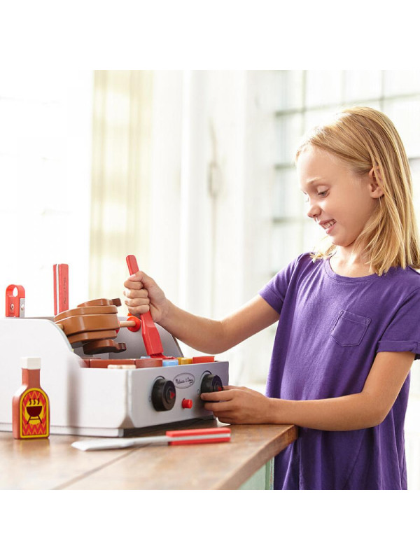 Zestaw do barbecue rożen i grill Melissa and Doug