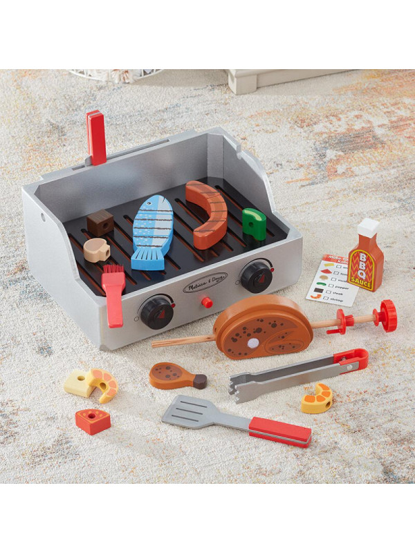 Zestaw do barbecue rożen i grill Melissa and Doug