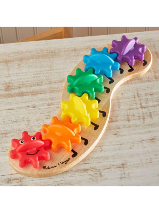 Układanka drewniana dla dzieci kolorowa gąsieniczka Melissa & Doug