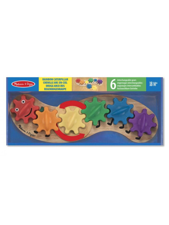 Układanka drewniana dla dzieci kolorowa gąsieniczka Melissa & Doug