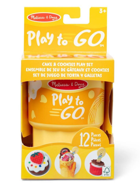 Zabawka podróżna z jedzeniem w kubku z pokrywką Play to Go Melissa & Doug