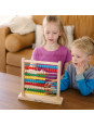 Drewniane liczydło Abacus 100 wielokolorowych koralików Melissa & Doug Drewniane liczydło Abacus 100 wielokolorowych koralików Melissa & Doug