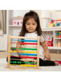 Drewniane liczydło Abacus 100 wielokolorowych koralików Melissa & Doug Drewniane liczydło Abacus 100 wielokolorowych koralików Melissa & Doug