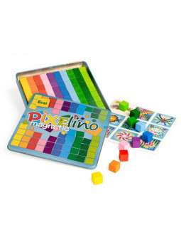 Magnetyczne klocki drewniane Pixelino Erzi