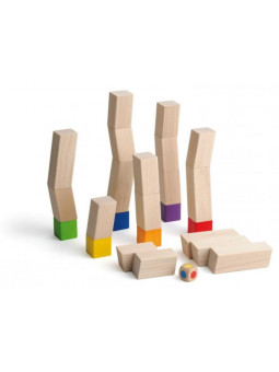 Gra zręcznościowa dla dzieci chwiejne wieże Tricky Blocks Erzi