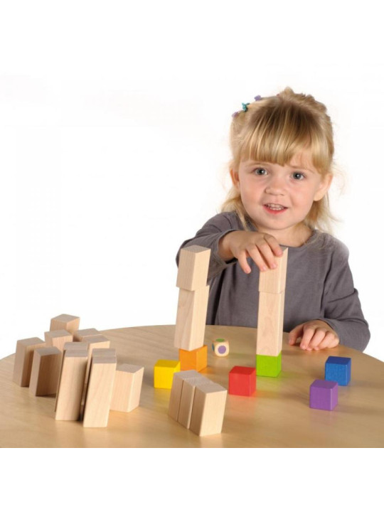 Gra zręcznościowa dla dzieci chwiejne wieże Tricky Blocks Erzi