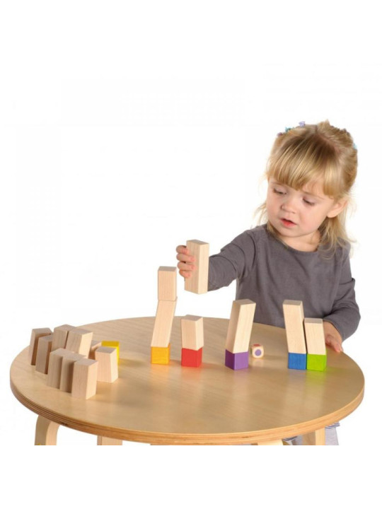 Gra zręcznościowa dla dzieci chwiejne wieże Tricky Blocks Erzi