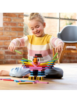 Klocki dla dzieci kolorowy Fun Box Bioblo 200 elementów