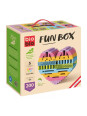 Klocki dla dzieci pastelowy Fun Box Bioblo 200 elementów Klocki dla dzieci pastelowy Fun Box Bioblo 200 elementów
