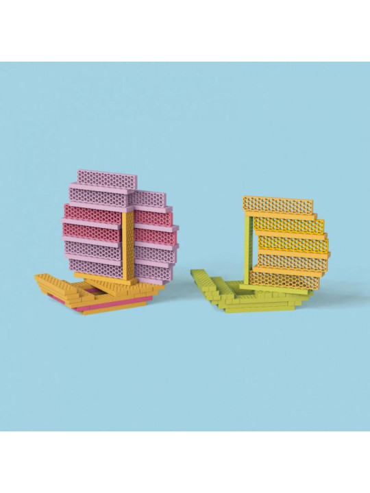 Klocki dla dzieci pastelowy Fun Box Bioblo 200 elementów