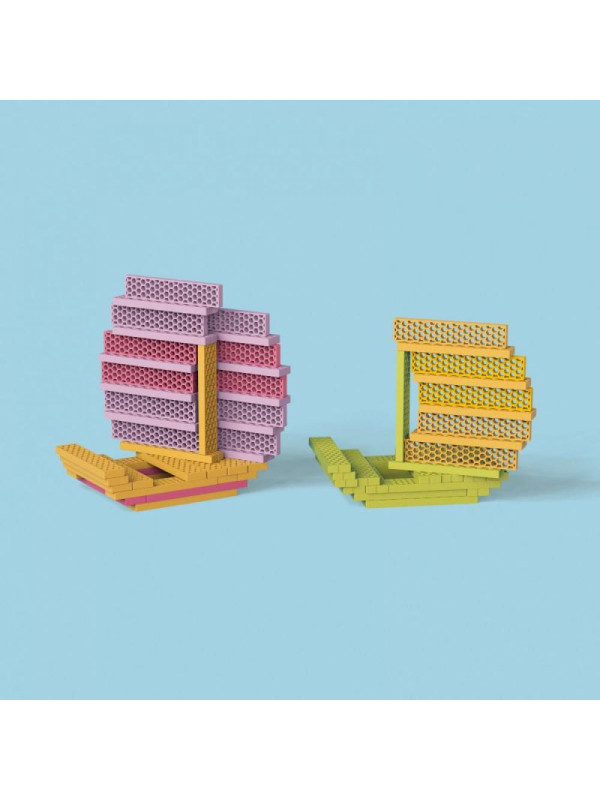 Klocki dla dzieci pastelowy Fun Box Bioblo 200 elementów