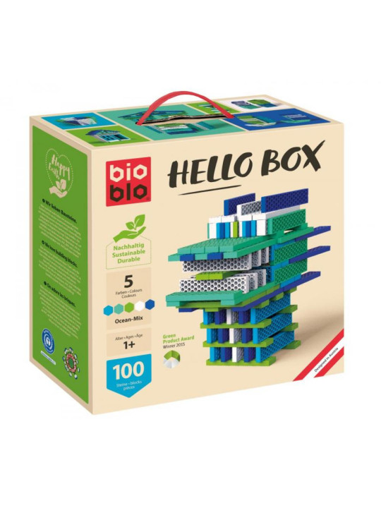 Klocki dla dzieci Ocean Hello Box Bioblo 100 elementów