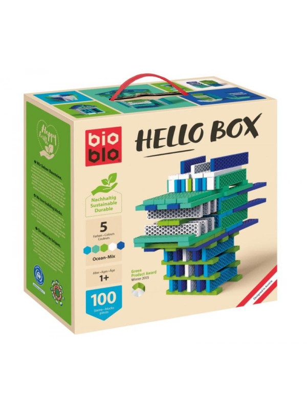 Klocki dla dzieci Ocean Hello Box Bioblo 100 elementów