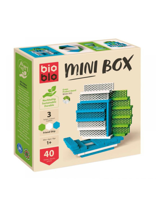 Klocki dla dzieci Przyjacielski Statek Mini Box Bioblo 40 elementów