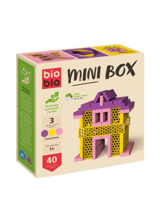Klocki dla dzieci Słodki Domek Mini Box Bioblo 40 elementów