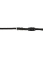 Huśtawka drewniana trapezowa do domu i ogrodu Twist Black Line Small Foot