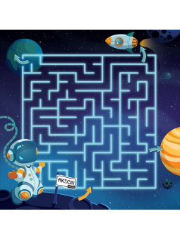 Mata Animacyjna gra LABIRYNT 100 cm