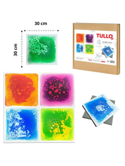 Płynne maty sensoryczne 4 szt. - Tullo