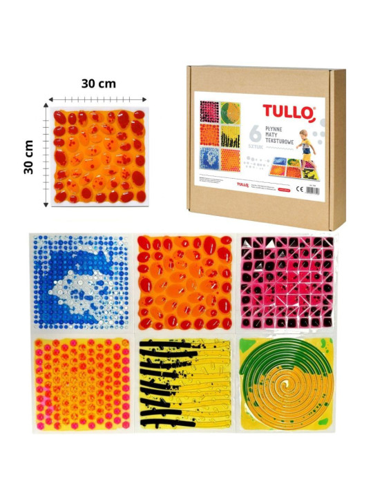TULLO Maty płynne z teksturą 6 szt.